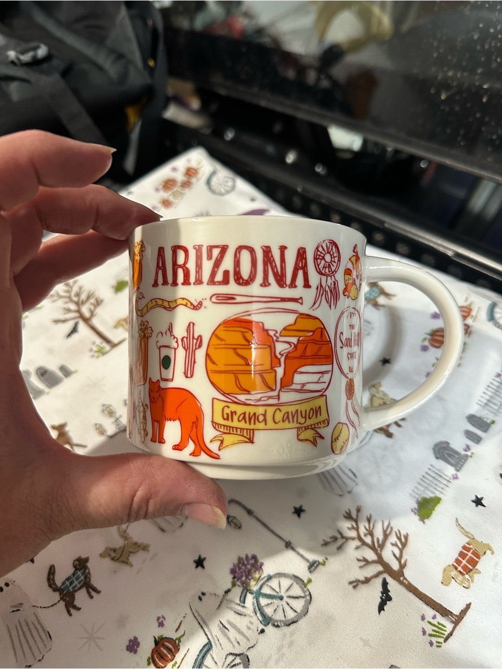Starbucks Arizona Mug - Orange and White